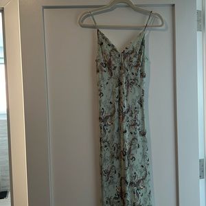 All saints slip dress midi